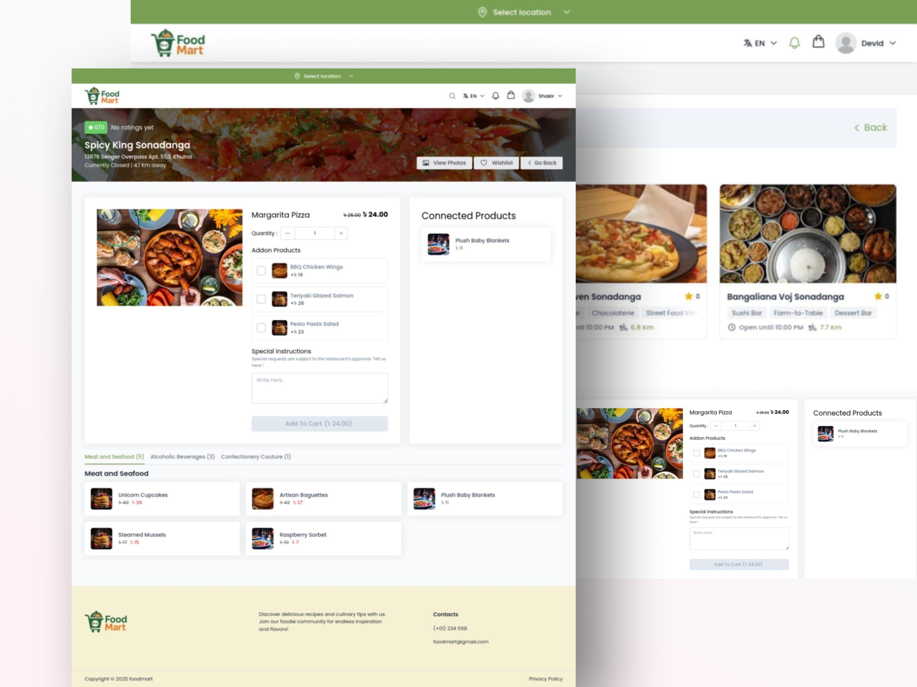 Screenshot or preview of FoodMart